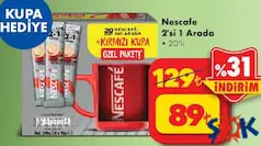 NESCAFE 2'Sİ 1 ARADA 20'Lİ NESCAFE 2'Sİ 1 ARADA 20'Lİ